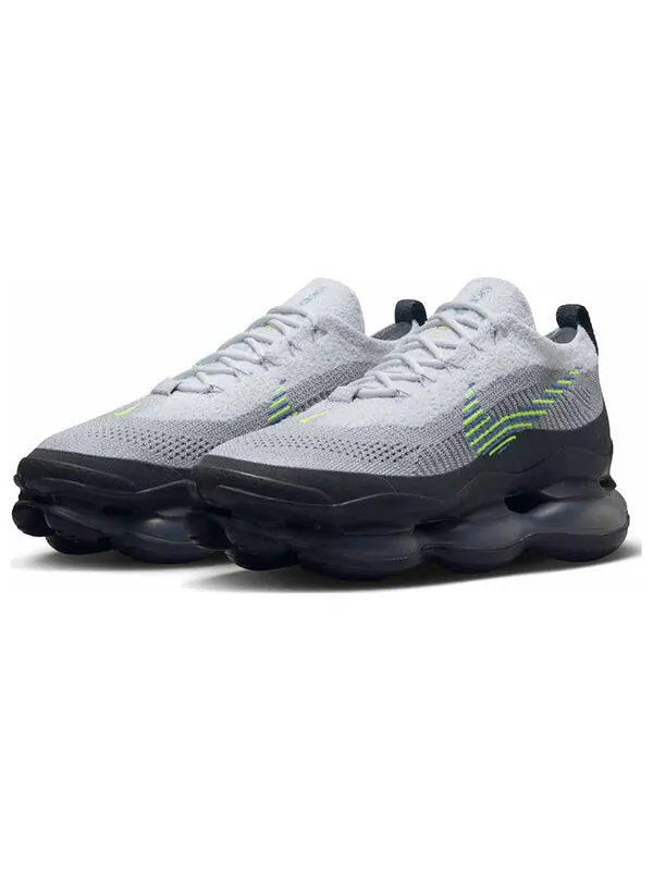 Кроссовки air max scorpion flyknit Nike — изображение 3 из 4, серый/черный