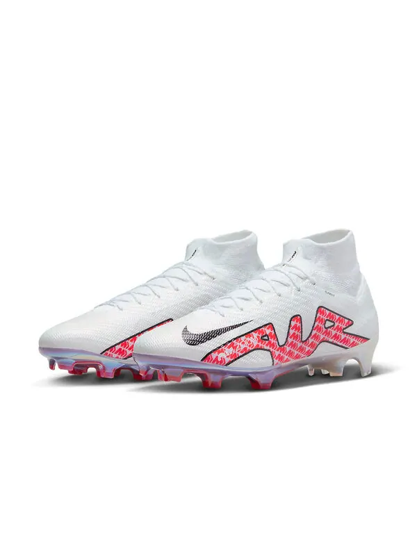 Кроссовки mercurial superfly 9 elite fg Nike — изображение 4 из 4, белый/красный