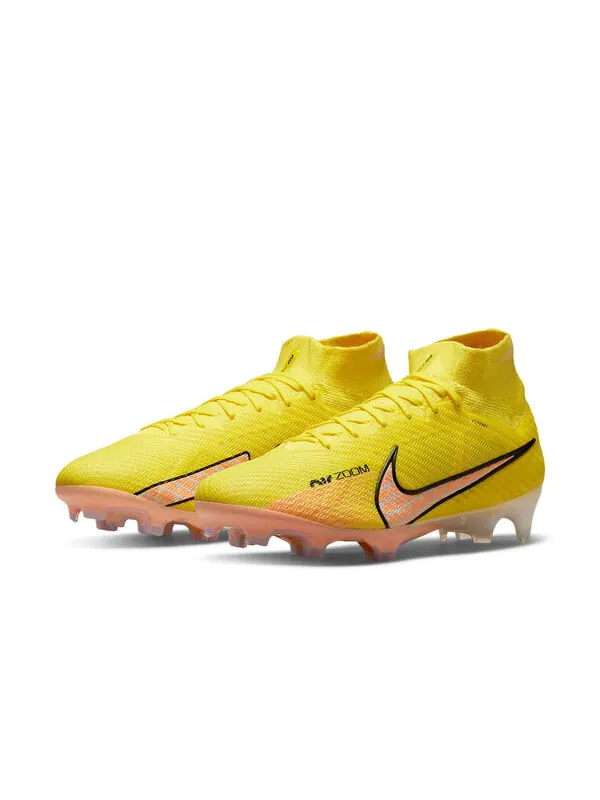 Кроссовки mercurial superfly 9 elite fg Nike — изображение 4 из 4, желтый