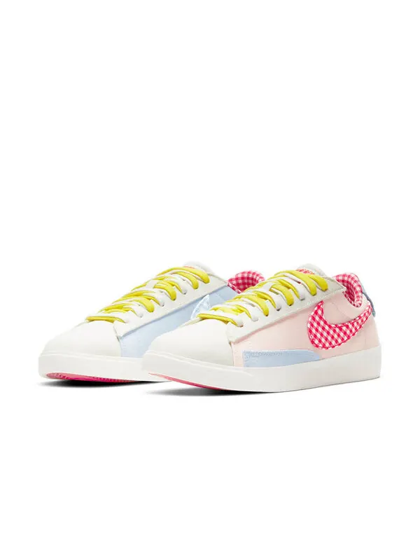 Кроссовки блейзер низкий lx Nike — изображение 3 из 4, розовый/желтый/синий