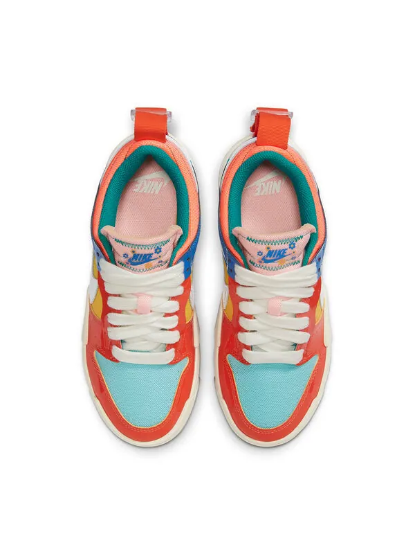 Кроссовки dunk low destroy Nike — изображение 4 из 4, оранжевый/синий/красный