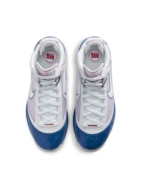Кроссовки lebron 7 'dodgers' Nike — изображение 4 из 4, белый/синий/красный