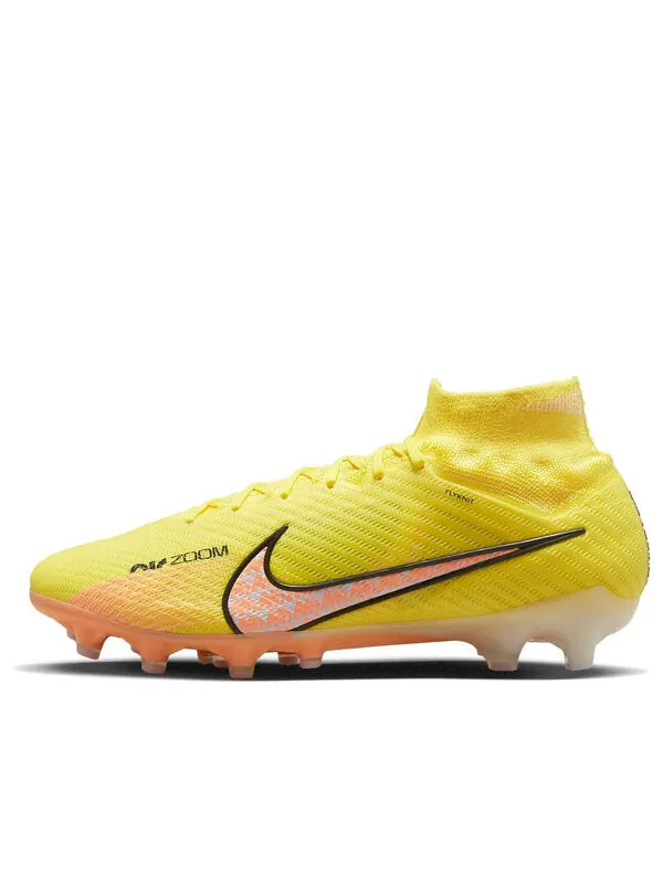 Кроссовки mercurial superfly 9 elite ag pro Nike — изображение 1 из 4, желтый/розовый