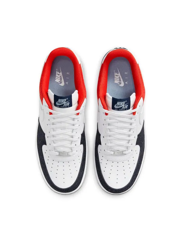 Кроссовки air force 1 '07 lx 'white red denim' Nike — изображение 4 из 4, белый/синий/красный