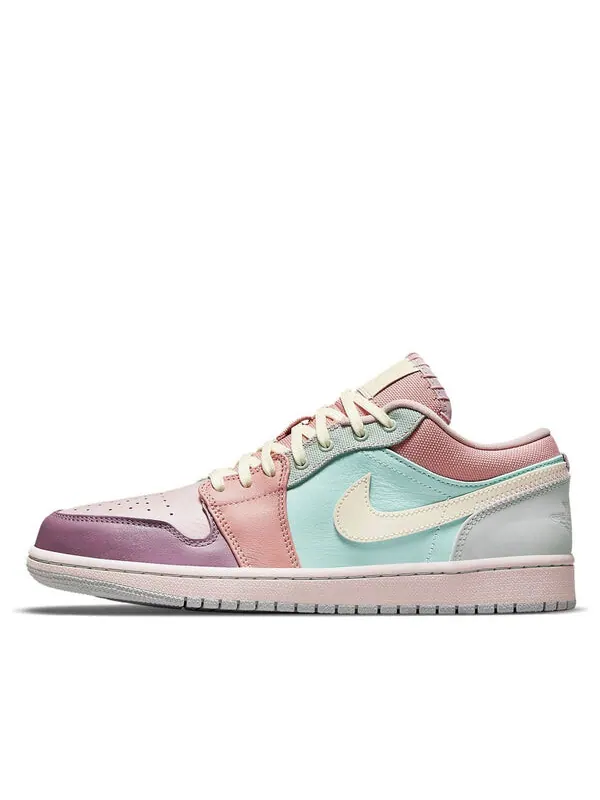 Кроссовки 1 low se Air Jordan — изображение 1 из 4, розовый/зеленый