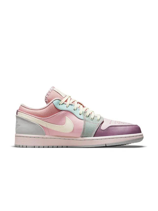 Кроссовки 1 low se Air Jordan — изображение 2 из 4, розовый/зеленый