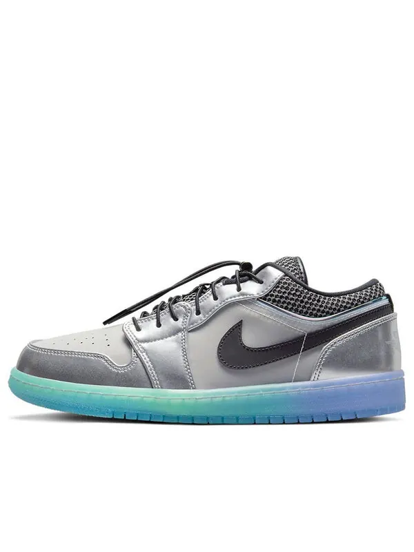Кроссовки 1 low se Air Jordan — изображение 1 из 4, серебристый/серый/черный