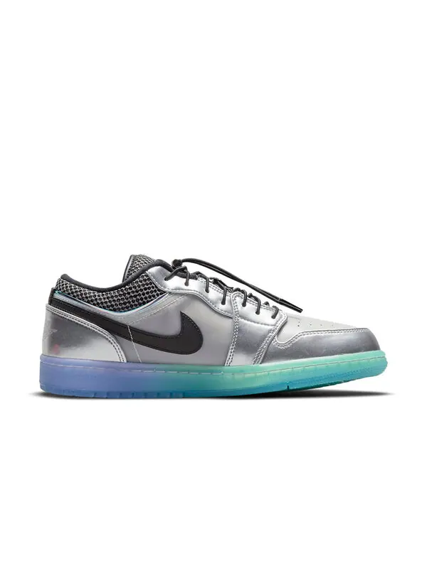 Кроссовки 1 low se Air Jordan — изображение 2 из 4, серебристый/серый/черный