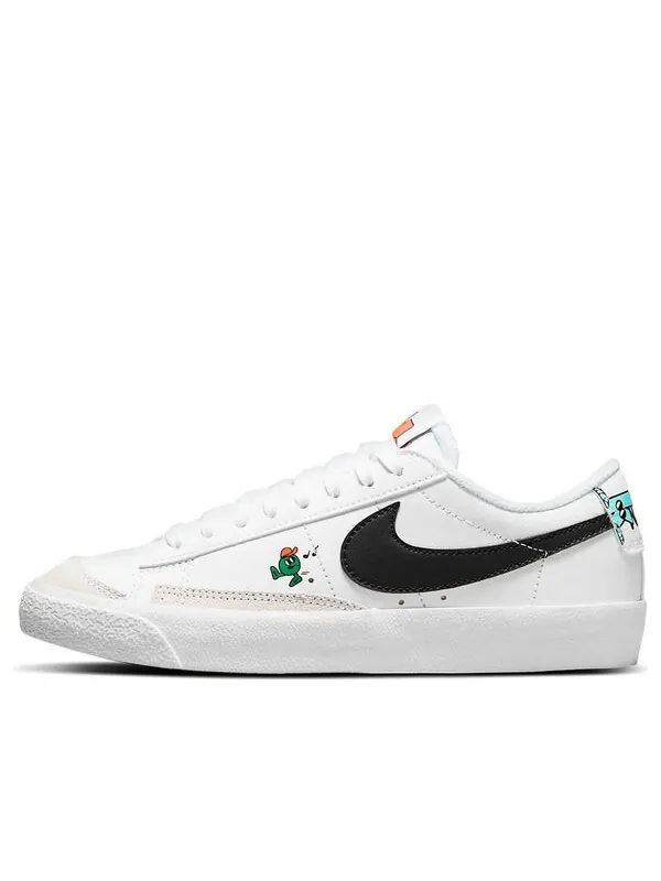 Кроссовки blazer low '77 'the world is your playground' Nike — изображение 1 из 4, белый/черный