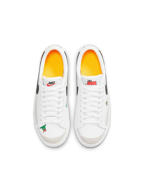 Кроссовки blazer low '77 'the world is your playground' Nike — изображение 4 из 4, белый/черный