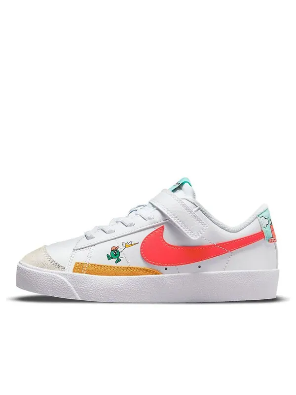 Кроссовки blazer low '77 'creative adventures' Nike — изображение 1 из 4, белый розовый синий