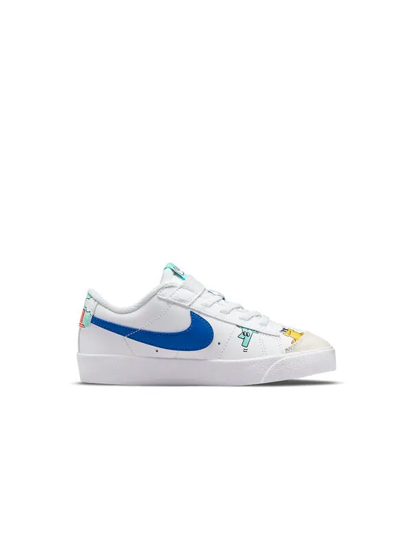 Кроссовки blazer low '77 'creative adventures' Nike — изображение 2 из 4, белый розовый синий