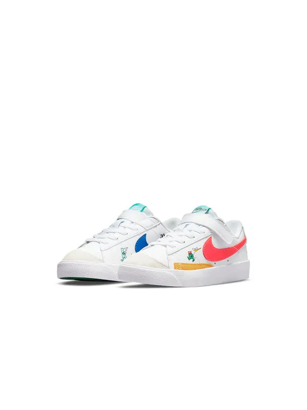 Кроссовки blazer low '77 'creative adventures' Nike — изображение 3 из 4, белый розовый синий