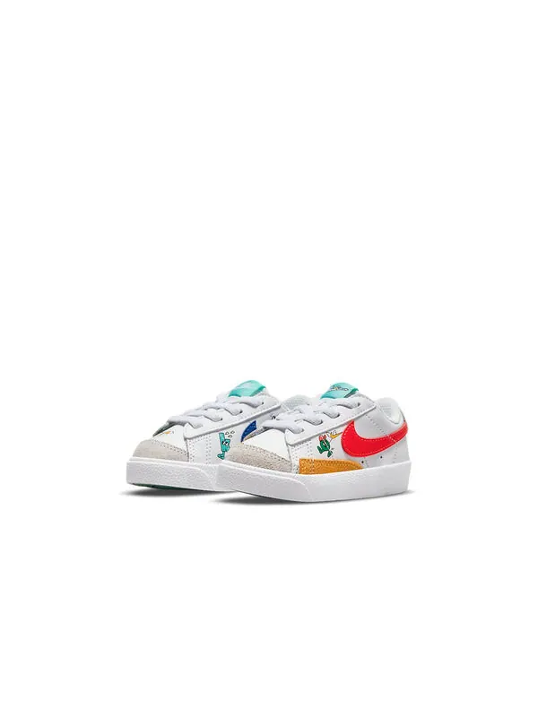 Кроссовки blazer low '77 'creative adventures' Nike — изображение 3 из 4, белый/красный/синий