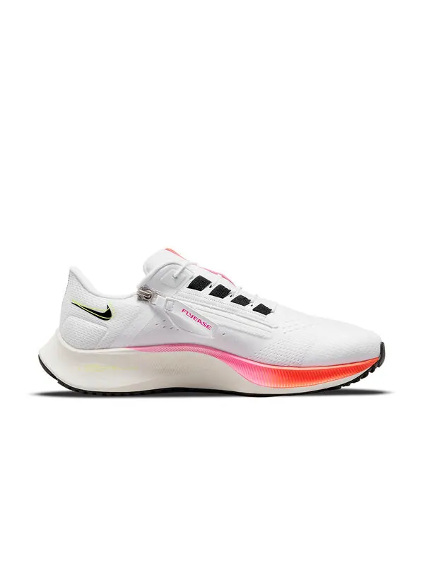 Кроссовки air zoom pegasus 38 flyease Nike — изображение 2 из 4, белый/черный/розовый