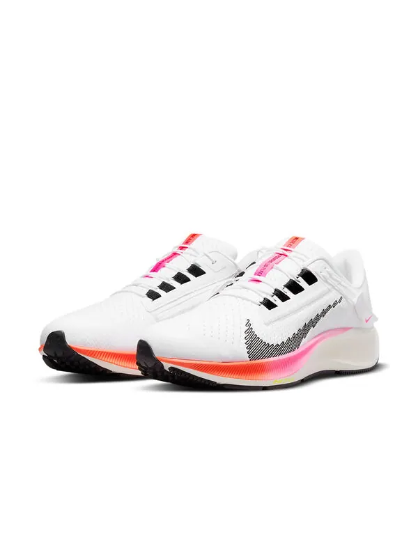 Кроссовки air zoom pegasus 38 flyease Nike — изображение 3 из 4, белый/черный/розовый