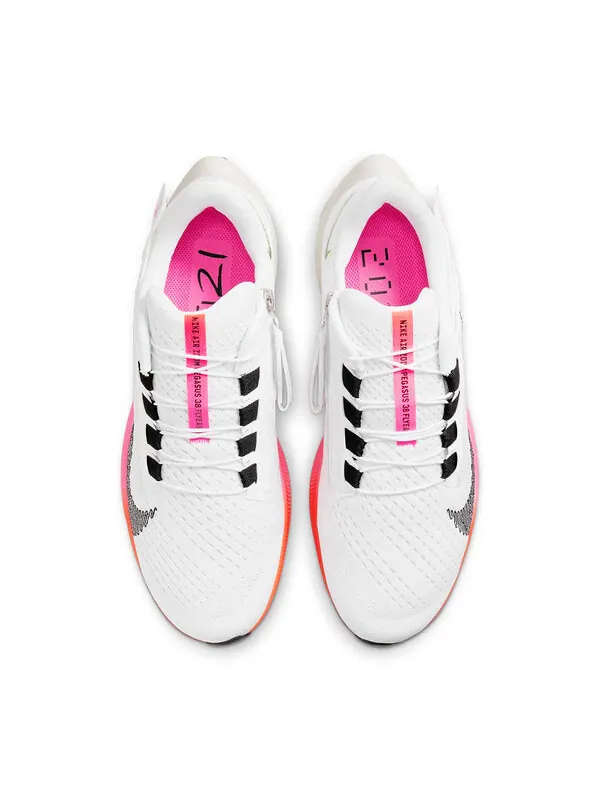 Кроссовки air zoom pegasus 38 flyease Nike — изображение 4 из 4, белый/черный/розовый