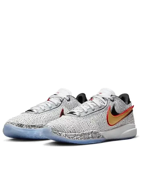 Кроссовки lebron 20 ep 'the debut' Nike — изображение 3 из 4, серый/красный