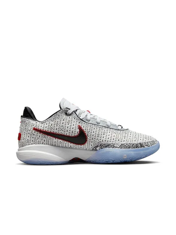 Кроссовки lebron 20 'the debut' Nike — изображение 2 из 4, серый/красный