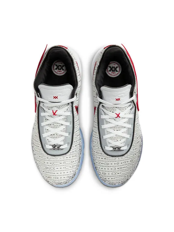 Кроссовки lebron 20 'the debut' Nike — изображение 4 из 4, серый/красный
