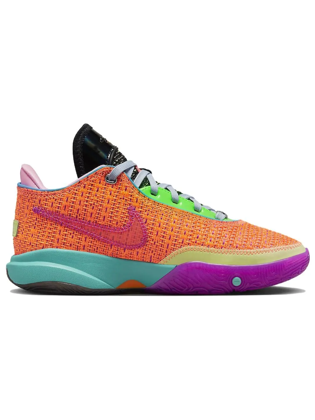Кроссовки Nike Lebron 20 — изображение 2 из 6, оранжевый