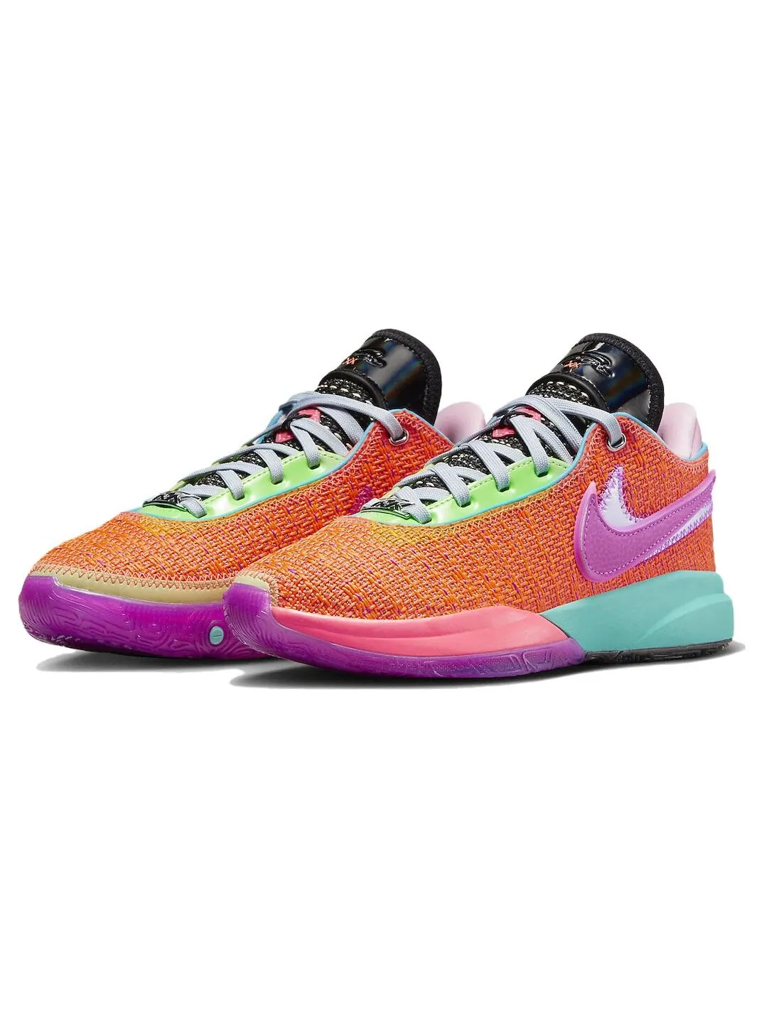 Кроссовки Nike Lebron 20 — изображение 3 из 6, оранжевый