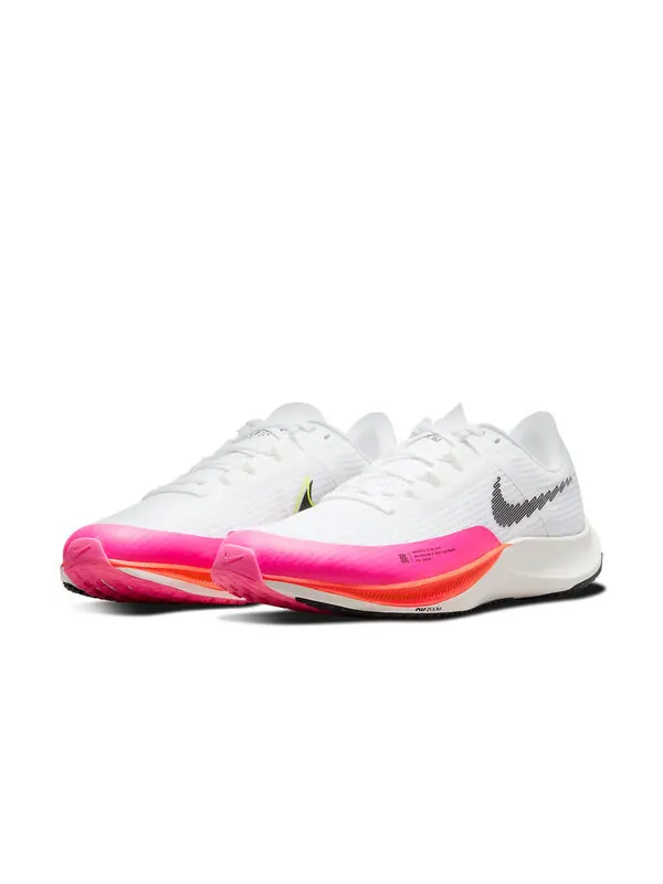 Кроссовки air zoom rival fly 3 Nike — изображение 3 из 4, белый/черный//розовый