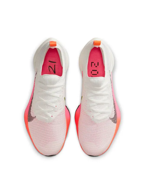 Кроссовки air zoom tempo next% flyknit Nike — изображение 4 из 4, белый//розовый/черный