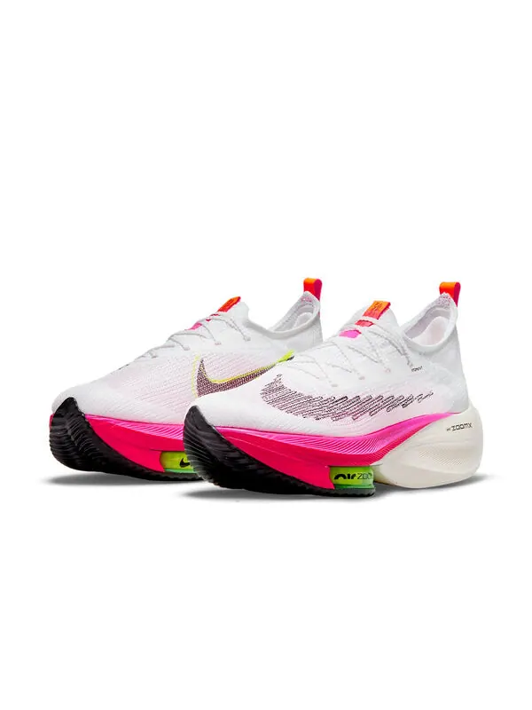 Кроссовки air zoom alphafly next% flyknit Nike — изображение 3 из 4, белый/черный/розовый