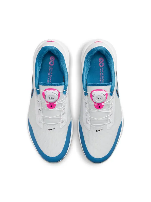 Кроссовки air zoom infinity tour next% boa wide 'white aurora blue pink blast' Nike — изображение 2 из 4, белый/синий/розовый