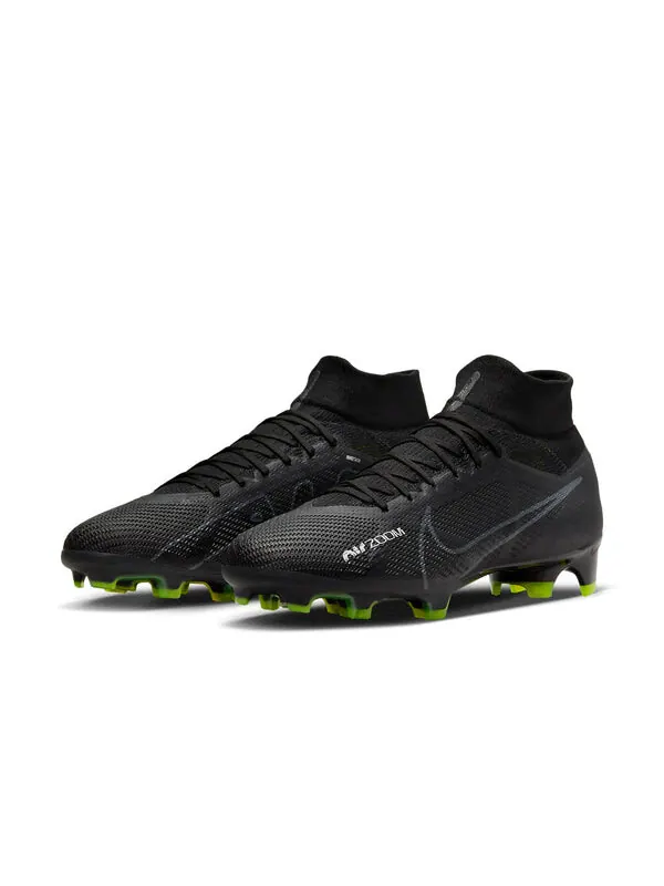 Кроссовки mercurial superfly 9 pro fg Nike — изображение 4 из 4, черный/зеленый