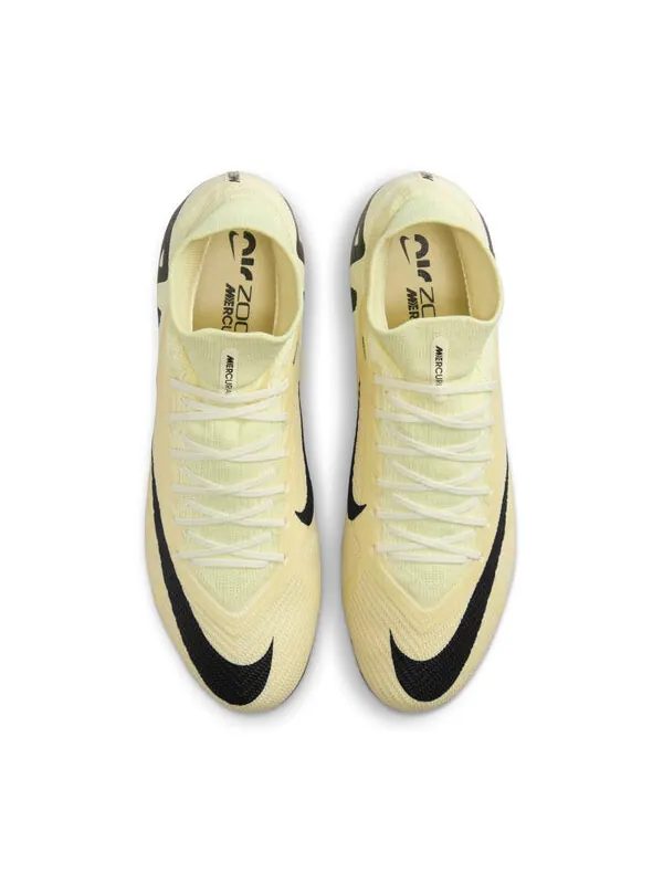 Кроссовки zoom mercurial superfly 9 pro fg 'lemonade black' Nike — изображение 4 из 4, черный/бежевый