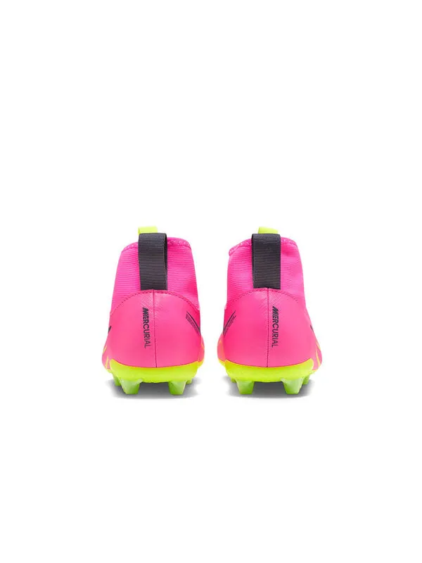 Кроссовки mercurial superfly 9 academy ag Nike — изображение 3 из 4, белый/розовый/синий