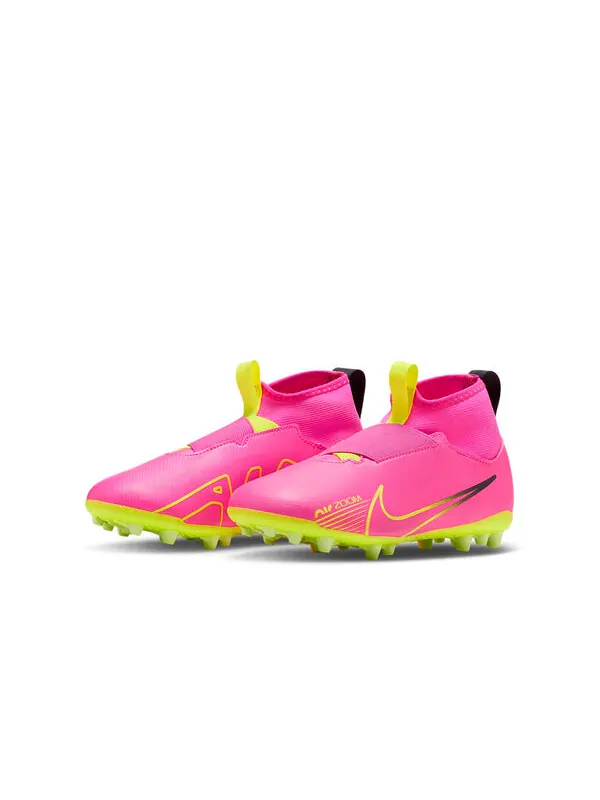 Кроссовки mercurial superfly 9 academy ag Nike — изображение 4 из 4, белый/розовый/синий