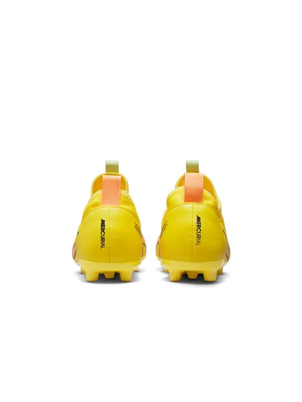 Кроссовки jr zoom mercurial vapor 15 academy hg Nike — изображение 3 из 4, желтый/розовый