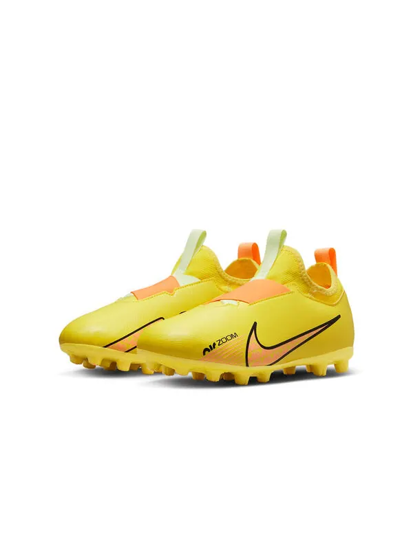 Кроссовки jr zoom mercurial vapor 15 academy hg Nike — изображение 4 из 4, желтый/розовый