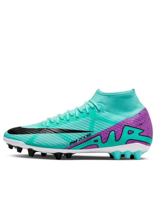 Кроссовки mercurial superfly 9 academy ag Nike — изображение 1 из 4, зеленый/фиолетовый