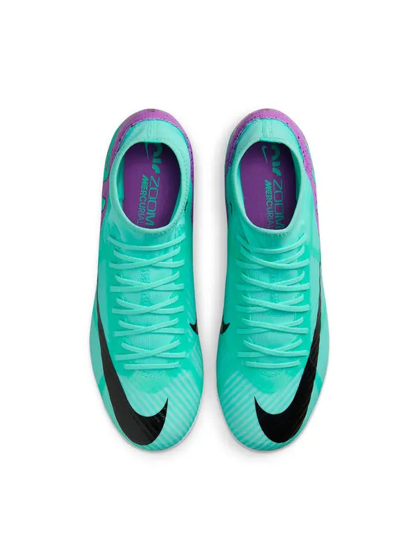 Кроссовки mercurial superfly 9 academy ag Nike — изображение 2 из 4, зеленый/фиолетовый