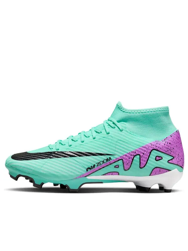 Кроссовки mercurial superfly 9 academy mg Nike — изображение 1 из 4, зеленый/фиолетовый