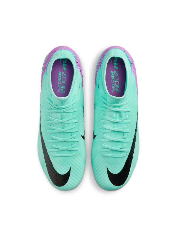 Кроссовки mercurial superfly 9 academy mg Nike — изображение 2 из 4, зеленый/фиолетовый