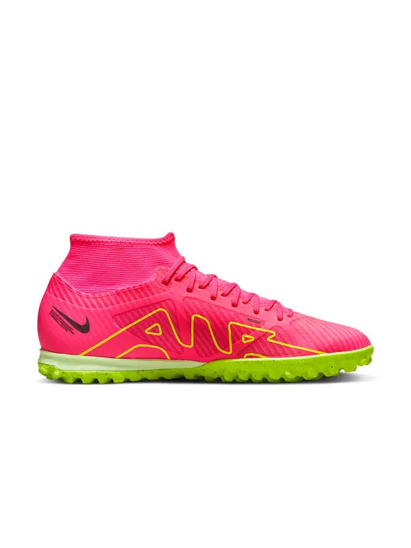 Кроссовки mercurial superfly 9 academy tf turf 'luminous pack' Nike — изображение 2 из 4, розовый/черный