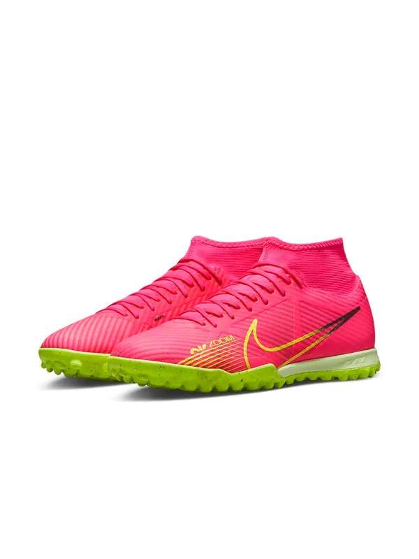 Кроссовки mercurial superfly 9 academy tf turf 'luminous pack' Nike — изображение 3 из 4, розовый/черный