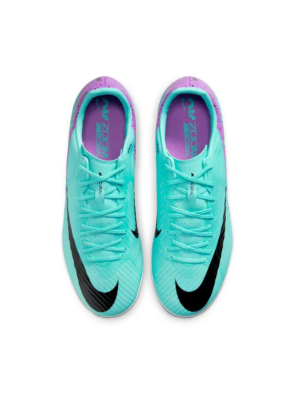 Кроссовки zoom vapor 15 academy ag 'hyper turq fuchsia' Nike — изображение 2 из 4, черный-белый