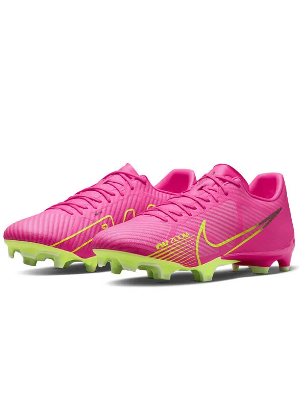 Кроссовки Nike Zoom Mercurial Vapor 15 Academy MG 'Luminous Pack' — изображение 3 из 4, розовый/зеленый