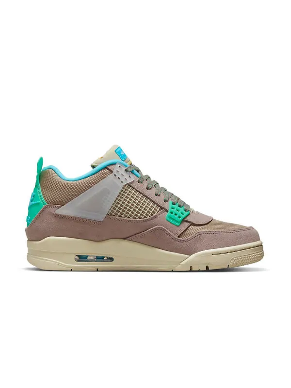 Кроссовки 4 ретро x union la Air Jordan — изображение 2 из 4, синий/хаки/зеленый