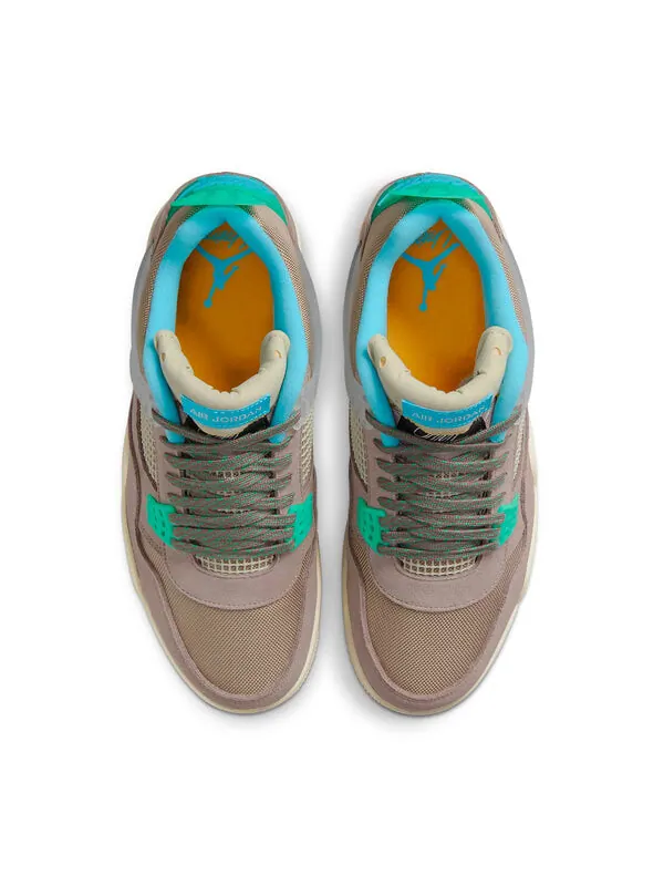 Кроссовки 4 ретро x union la Air Jordan — изображение 4 из 4, синий/хаки/зеленый
