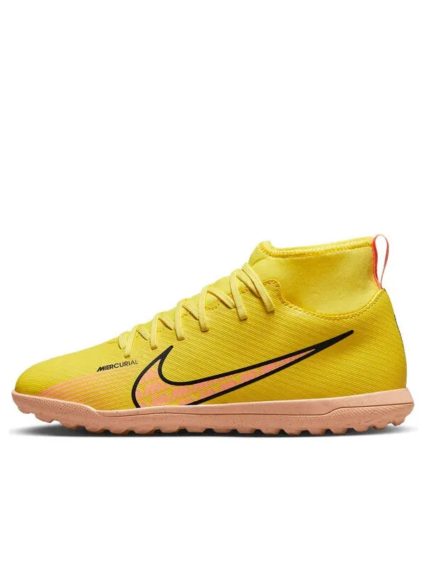Кроссовки mercurial superfly 9 club tf turf Nike — изображение 1 из 4, желтый/розовый