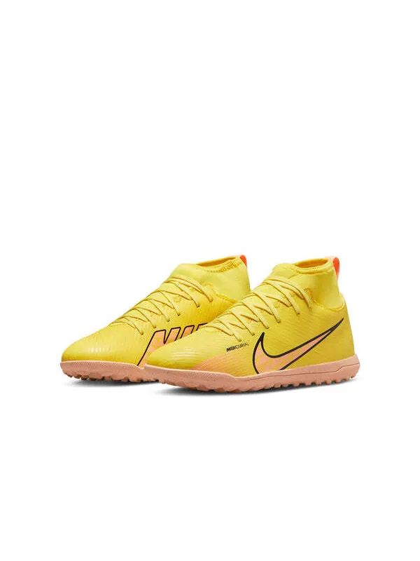 Кроссовки mercurial superfly 9 club tf turf Nike — изображение 3 из 4, желтый/розовый