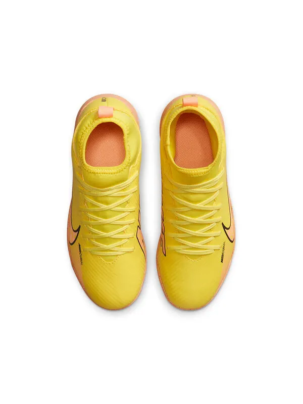 Кроссовки mercurial superfly 9 club tf turf Nike — изображение 4 из 4, желтый/розовый