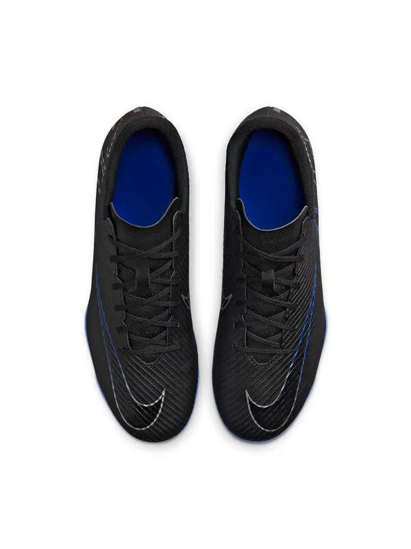 Кроссовки mercurial vapor 15 club fg soccer cleats 'black pack' Nike — изображение 2 из 4, черный/синий